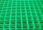 1.8m grünes Vinyl beschichtete geschweißtes Draht-Zaun-Panels Weldmesh Sheets-Rechteck-Loch
