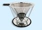 Wiederverwendbares hygienisches Metalledelstahl-Kaffee-Sieb aus Durchmesser 89mm-220mm