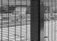 50x200mm Quadratloch schwarz geschweißtes Gitterzaun für Schulen Bildungseinrichtungen