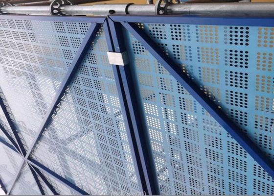 1.2*1.8m Außenwand-gelochter Blechtafel-Antitropfen-Schirm-kletternder Rahmen