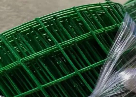 Grün beschichtete 0.35mm-6mm Draht Mesh Roll Welded Wire Mesh, der Rolls-Antialtern einzäunt