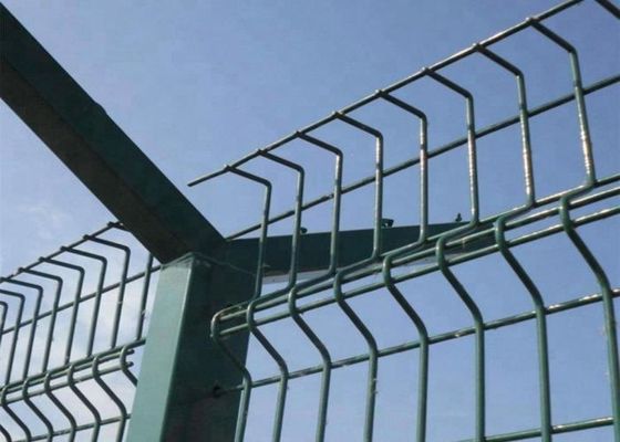 4.0m 5.2m überzogener Plastikdraht Mesh Panels Airport Security Mesh, der Platten einzäunt