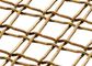 Diamond Holes Brass Woven Wire-Maschen-Stoff