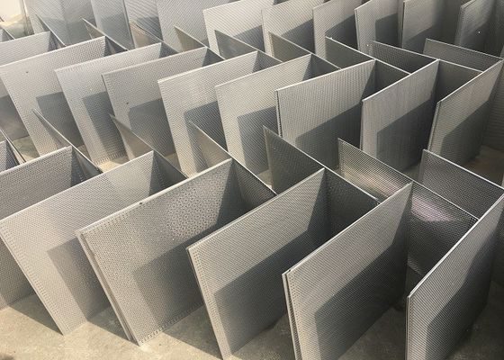 1.0 mm Dicke Perforierter Mesh-Blatt aus Edelstahl für die industrielle Filterung