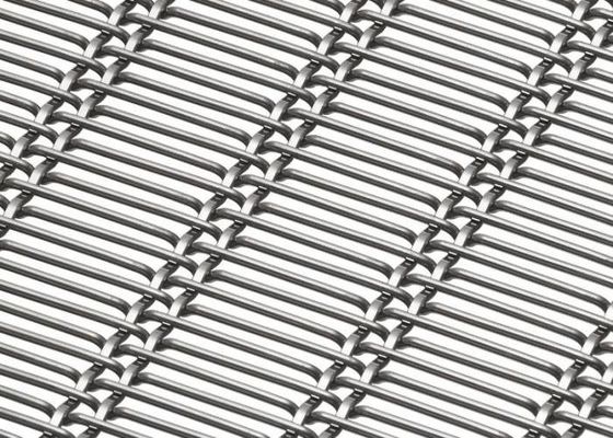 Zugstahl Gewebtes Drahtnetz Bildschirm Rechtecknetztyp Galvanisiert für Langlebigkeit und Langlebigkeit