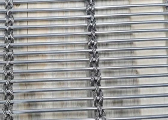Zugstahl Gewebtes Drahtnetz Bildschirm Rechtecknetztyp Galvanisiert für Langlebigkeit und Langlebigkeit