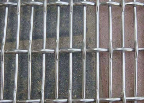 Zugstahl Gewebtes Drahtnetz Bildschirm Rechtecknetztyp Galvanisiert für Langlebigkeit und Langlebigkeit