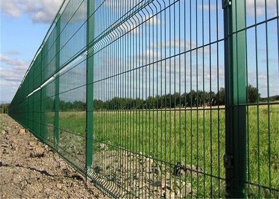 Anti-Rost-PVC-beschichtete geschweißte Drahtnetze aus Kohlenstoffstahl für Sicherheitszaun