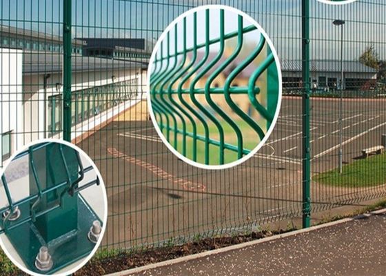 Anti-Rost-PVC-beschichtete geschweißte Drahtnetze aus Kohlenstoffstahl für Sicherheitszaun