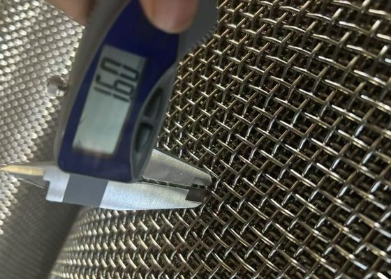 Gewebe Art Plain Weave Stainless Steel Wire Mesh Screen für Säure/Alkali Screening und Filtern Breite 0,03m-6,5m