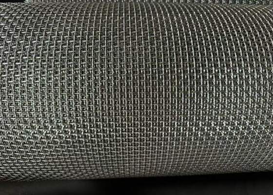 Pre Crimped Stainless Steel Wire Mesh Screen with Square Openings for Heavy Duty Industrial and Architectural Applications