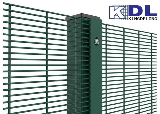 Kletterndes 358 Sicherheits-Mesh Panels Pvc Coated Greenanti Maschendraht 2.7m 3.0m