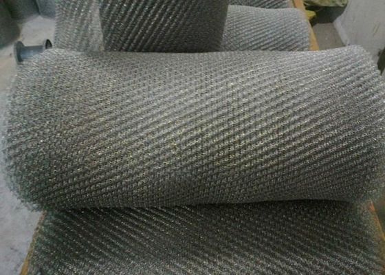 Flach gedrückte Art Nickel strickte Draht Mesh For Demister Pad Filter
