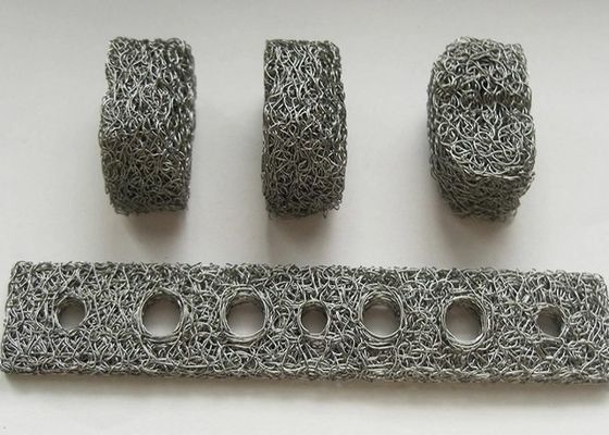 SS304 SS316 drückte gestrickten Draht Mesh Gaskets For Shock Absorption zusammen