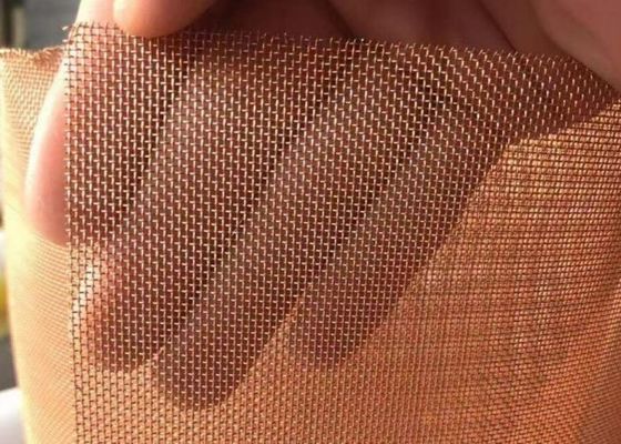 Abschirmung Wirksamkeits-Kupfer-Drahtgewebe Mesh Screen 200hz-5000hz 99,99% rein