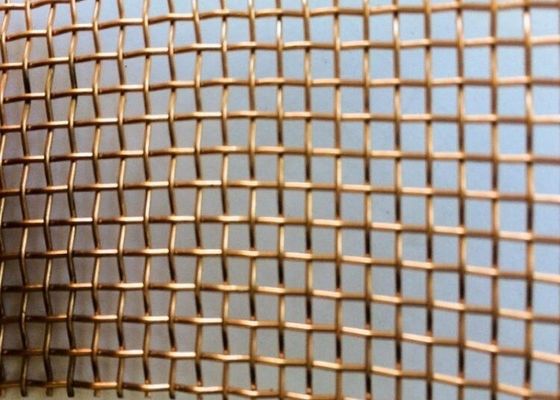Kupfer oder andere Legierungen Leinwandbindung Länge Drahtgewebe-Mesh Screens 50m
