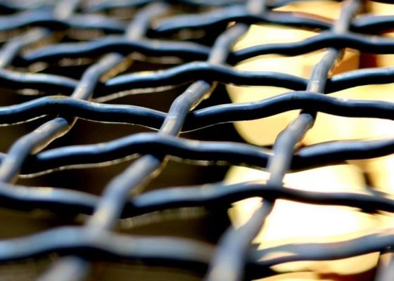 Schwere industrielle Abrasionsbeständige Gewebte Drahtnetzschiene zur Korrosions- und Stoßbeständigkeit