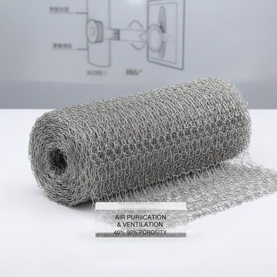 40 bis 90 Prozent Porosität Strickgewebe Strickdrahtnetz für Luftreinigungs- und Lüftungsanlagen