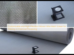 Anpassbares und hochpräzises Gewebtes Drahtnetzschirm zur Filterung in der chemischen Verarbeitung